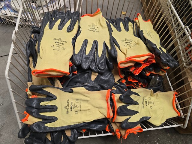 Werkhandschoenen xl, showa, partij, geel - afbeelding 1 van  3