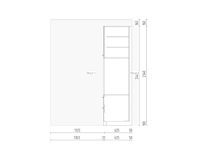 Werkkast voor wasmachine en droger - afbeelding 3 van  4