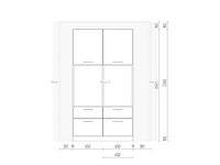Werkkast voor wasmachine en droger - afbeelding 4 van  4