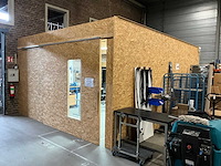 Werkplaats 28m3 demontabel v.v. schuifdeur en verlichting - afbeelding 1 van  7