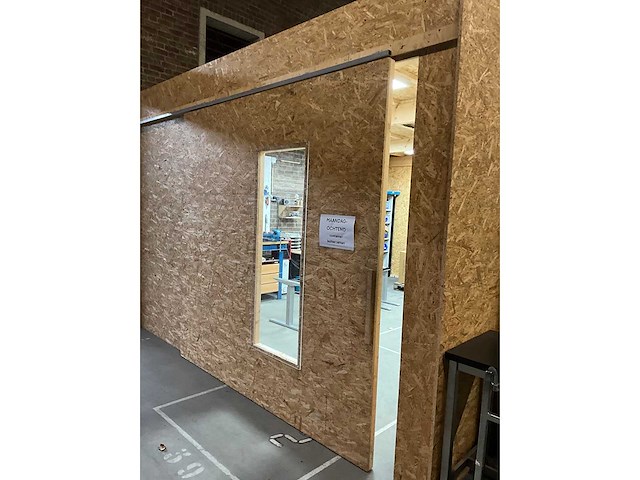 Werkplaats 28m3 demontabel v.v. schuifdeur en verlichting - afbeelding 3 van  7