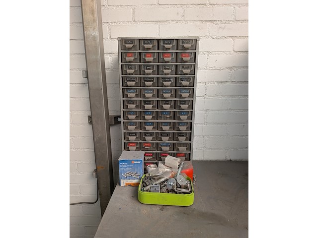 Werkplaats ladekast met inhoud - afbeelding 4 van  16