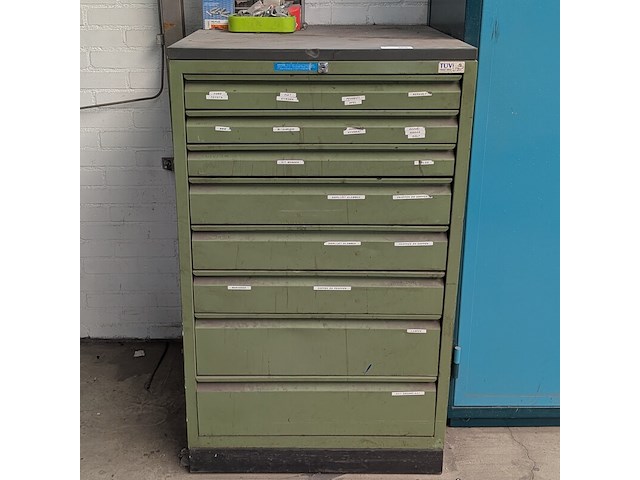 Werkplaats ladekast met inhoud - afbeelding 1 van  16