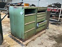 Werkplaats ladenkast met inhoud (2x) - afbeelding 1 van  7