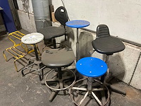 Werkplaats stoelen (6x) - afbeelding 1 van  2