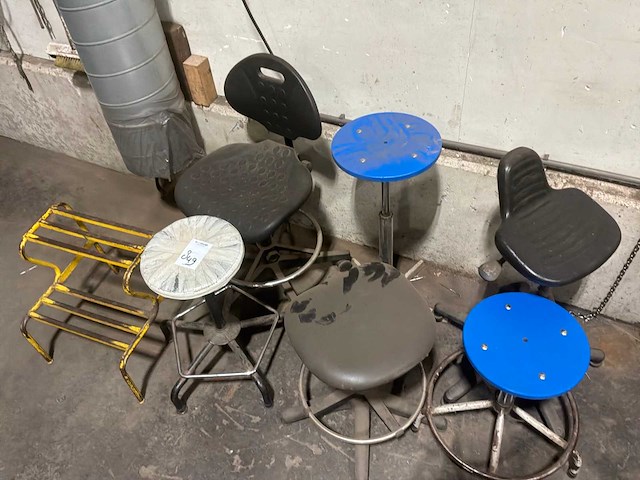 Werkplaats stoelen (6x) - afbeelding 2 van  2