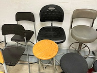 Werkplaats stoelen/krukken (14x) - afbeelding 7 van  7