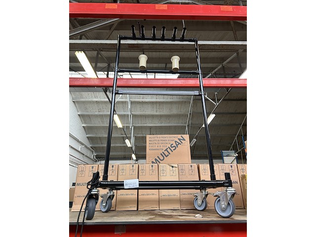 Werkplaats trolley verrijdbaar met design lamp - afbeelding 1 van  5