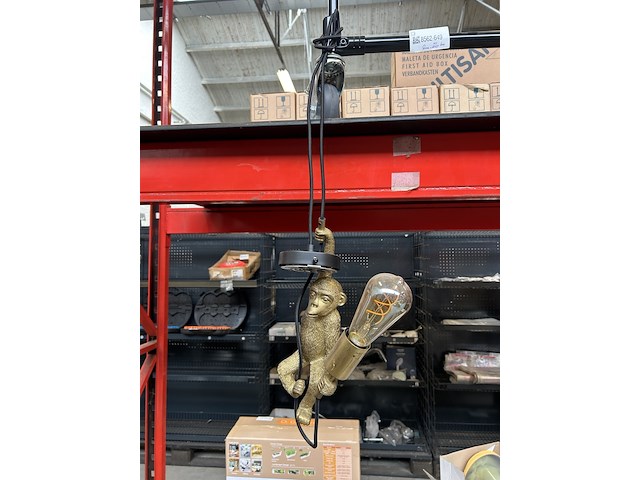 Werkplaats trolley verrijdbaar met design lamp - afbeelding 2 van  5