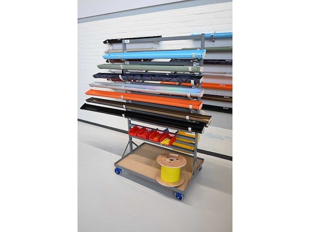 Werkplaats trolley voorzien van 14-delig ophangsysteem met inhoud perpendicular - afbeelding 6 van  6