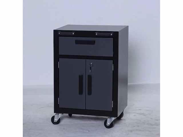 Werkplaatsinrichting - werkbank met wandkasten, werkplaatskasten, 2 opbergkasten - afbeelding 4 van  9