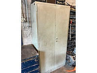 Werkplaatskast 100x45x195cm + inhoud - afbeelding 1 van  3