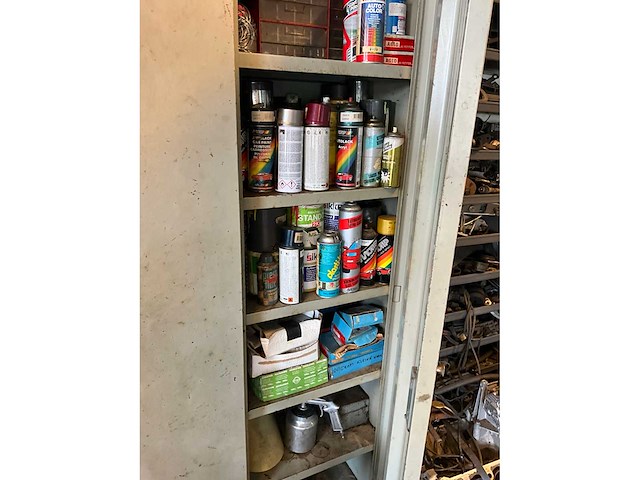 Werkplaatskast 100x45x195cm + inhoud - afbeelding 3 van  3