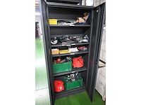 Werkplaatskast inclusief inhoud (elektrische) gereedschappen en werkplaatsinventaris - afbeelding 2 van  6