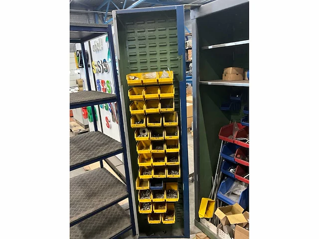 Werkplaatskast / magazijnbakken opslagkast - afbeelding 4 van  5