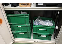 Werkplaatskast met elektramateriaal, assortimentskisten en kabelgoten - afbeelding 7 van  8