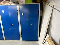 Werkplaatskast met inhoud. - afbeelding 1 van  15