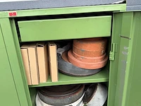 Werkplaatskast met inhoud - afbeelding 3 van  4