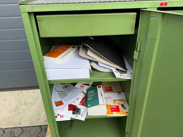 Werkplaatskast met inhoud - afbeelding 4 van  4