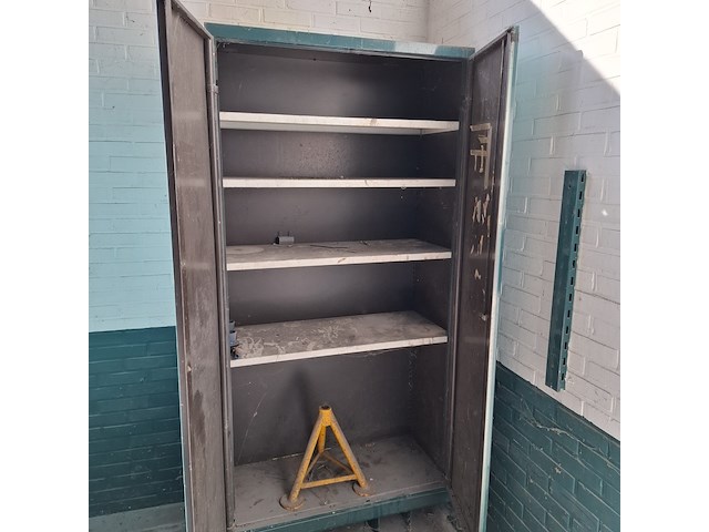 Werkplaatskast met stelling - afbeelding 3 van  6