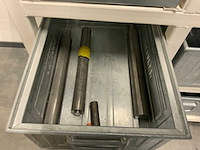 Werkplaatskast voorzien van (rvs, aluminium, kunststof ) voorraad - afbeelding 2 van  10