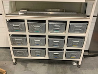 Werkplaatskast voorzien van (rvs, aluminium, kunststof ) voorraad - afbeelding 3 van  10