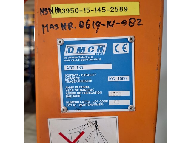 Werkplaatskraan, omcn, 134, 2000 - afbeelding 11 van  13