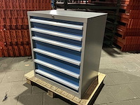 Werkplaatsmeubilair ladenkast (2x) - afbeelding 1 van  3