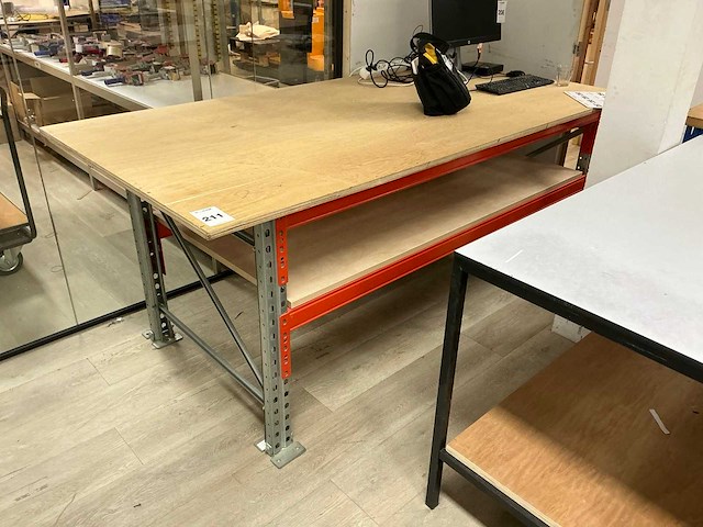 Werkplaatstafel (2x) - afbeelding 1 van  4