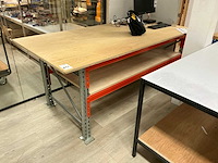 Werkplaatstafel (2x) - afbeelding 1 van  4