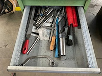 Werkplaatstafel met inhoud (2x) - afbeelding 4 van  15