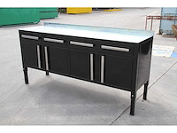 Werkplaatstafel met verzinkt bovenblad - afbeelding 2 van  4