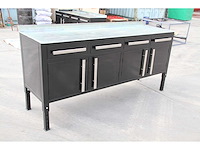 Werkplaatstafel met verzinkt bovenblad - afbeelding 3 van  4