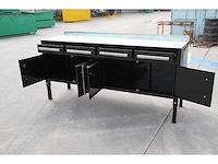 Werkplaatstafel met verzinkt bovenblad - afbeelding 4 van  4