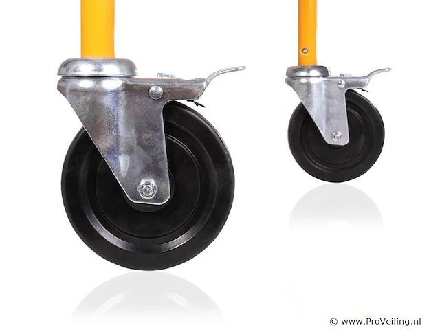 Werkplatform hoog model zwart hoog - afbeelding 2 van  5