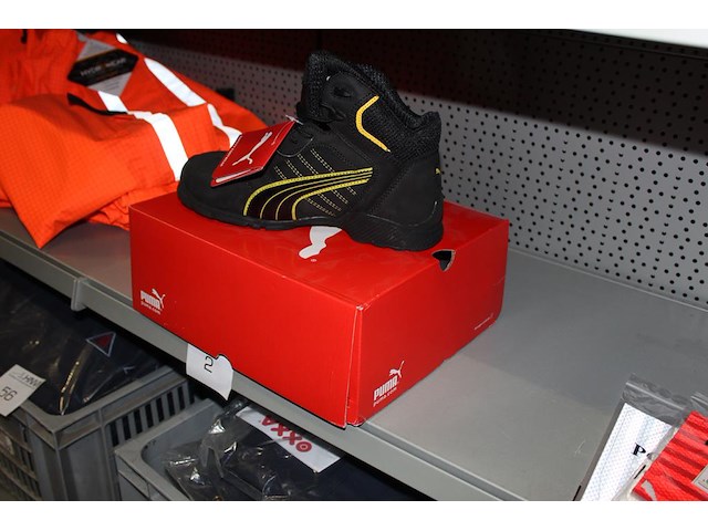 Werkschoenen puma maat 40 geel/zwart bekleed - afbeelding 3 van  3