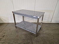 Werktafel - bodemschap - 120 cm (2x)
