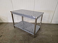 Werktafel - bodemschap - 120 cm (3x)