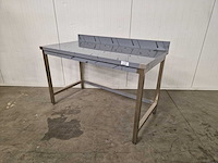 Werktafel - opstaande rand - 120 cm - (2x)