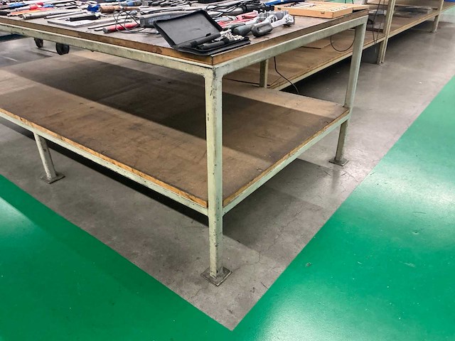Werktafel 244x122cm (4x) - afbeelding 3 van  4