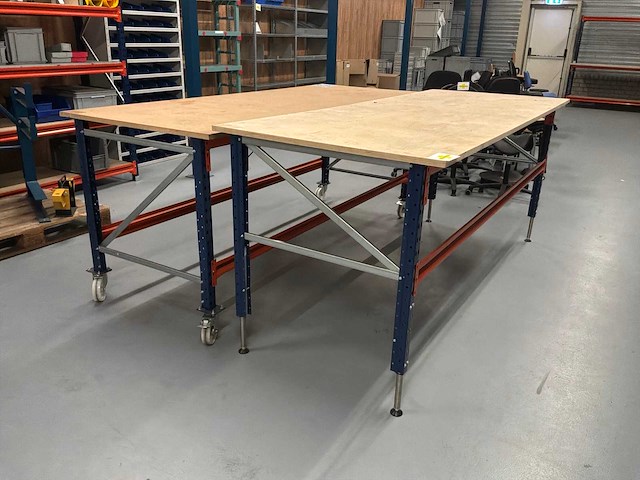 Werktafel (2x) - afbeelding 1 van  6