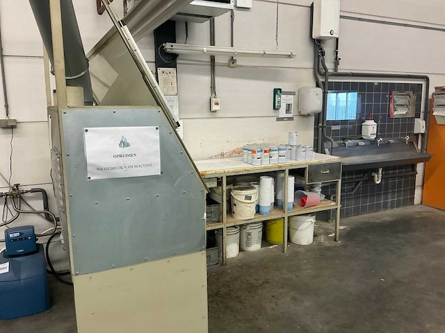 Werktafel hoekopstellijg met afzuiging 240cm - afbeelding 3 van  20