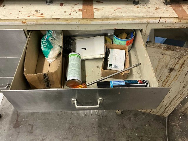 Werktafel hoekopstellijg met afzuiging 240cm - afbeelding 8 van  20