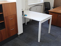 Werktafel in hoogte verstelbaar. afmeting 140 x 80 cm. - afbeelding 1 van  2