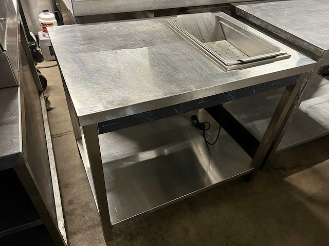 Werktafel met bain marie - werktafel - afbeelding 1 van  4