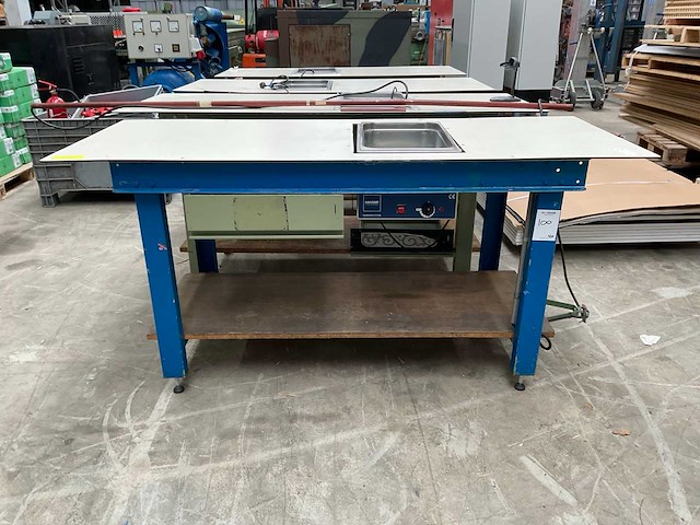 Werktafel met bainmarie systeem - afbeelding 3 van  5