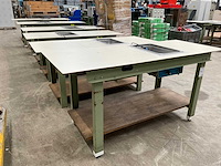 Werktafel met bainmarie systeem - afbeelding 2 van  4