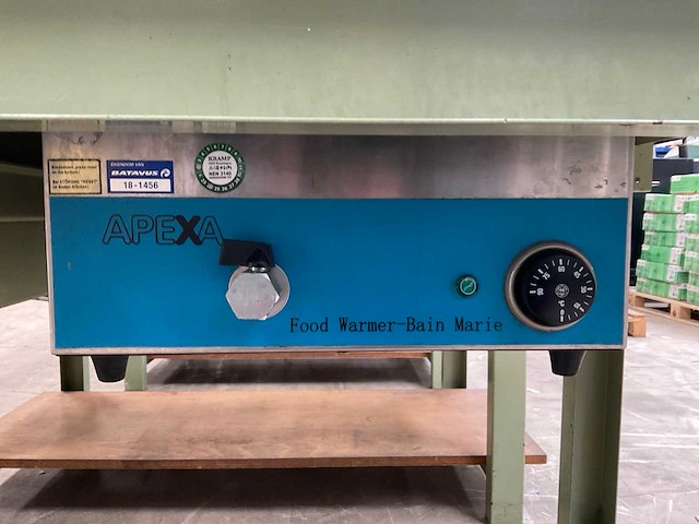 Werktafel met bainmarie systeem - afbeelding 4 van  4