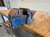 Werktafel met bankschroef , verrijdbaar - afbeelding 4 van  6