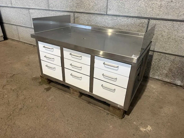 Werktafel met lades - afbeelding 1 van  6